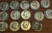 14 Kennedy Half Dollars