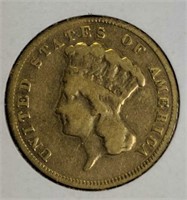 1888 Indian Princess Head $3 Gold Coin
