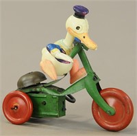 CELLULOID DONALD DUCK TRICYCLE