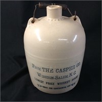 Casper Stoneware Whiskey Jug
