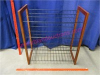 smaller wood & wire rack (28in tall x 25in wide)