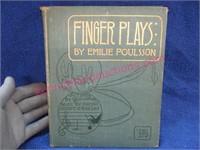 1889 "finger plays" book by emilie poulsson