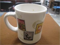 Starbucks Coffee Barista Mug Cup 2003 Stamps