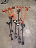 (Qty - 11) Scaffolding Pipe Stands-
