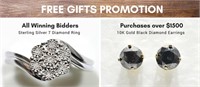 FREE Diamond Gifts to Winning Bidders