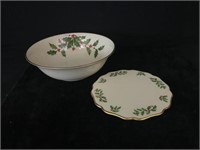 2 Pieces Lenox Holiday