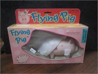 Vintage Flying Pig W/Flapping Wings