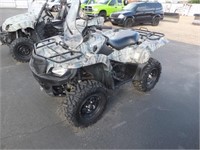 2012 SUZUKI 750AXI 4X4 KING QUAD ATV, WINCH, ODOME