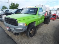 1996 DODGE RAM R35 DUALLY PICKUP W/SPRAY TANKS/PUM