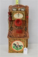GONG BELL TOYS 1950'S WESTERN WALL PHONE