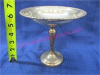 revere 6in tall sterling weighted dish