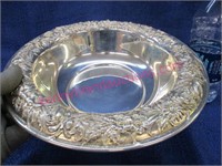 sterling silver 10in bowl (13.18 tr.oz)