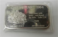 Silver Bar 1 Troy Oz. 999 Fine