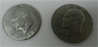 1972 & 1978 Eisenhower Dollars