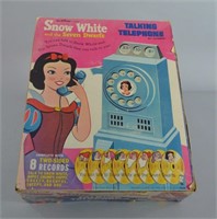 1960's Hasbro Snow White Talking Telephone in Box