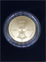 2011 MEDAL OF HONOR FIVE DOLLAR GOLD COIN