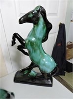 Blue Mountain Pottery Horse, 14" T