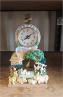 farm animal pendulum clock