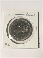 1974 Canadian Dollar Coin
