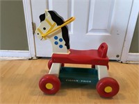 Vintage Fisher Price Ride On Horse