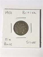 1931 British Silver Coin