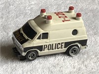 Vintage Police Van Slot Car