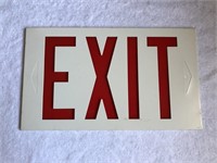 Exit Metal Sign