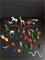Small Rubber Insects & Animals