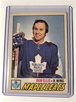 1977 Ron Ellis Hockey Card