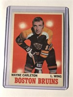 1969-70 Wayne Carlton Hockey Card