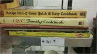 Stack of cookbooks