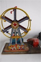 Vintage Metal Ferris Wheel w/ Motor