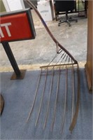 Vintage Grain Cradle Scythe