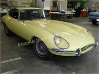 1967 Jaguar E-Type Bright Yellow Fully Restored