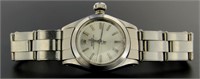 Ladies SS Oyster Perpetual Rolex Watch