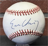 Autographed Eric Chavez Baseball