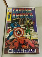 Five Captain America comic books