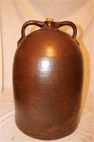 A Ten Gallon Stoneware Double Handled Jug with