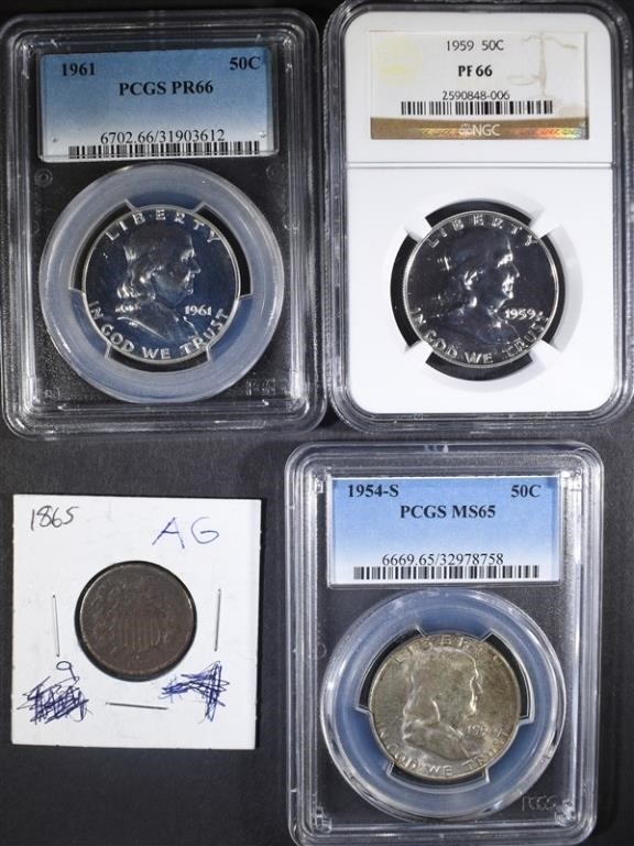 June 6 Silver City Auctions Coins & Currency