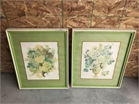 Pair of Framed Watercolors