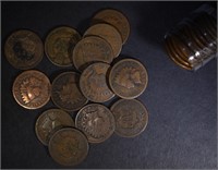 FULL ROLL OF 50-AVG CIRC 1888 INDIAN CENTS