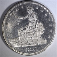 1875-CC TRADE DOLLAR  CH BU