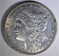 1895-O MORGAN DOLLAR  CH AU