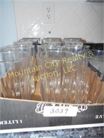 12 Tall Water Glasses - Clear
