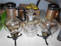 Liquid Glass Warmers with Stands
