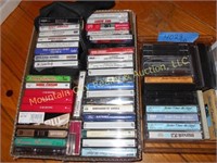 Box Lot of 50+ Cassette Tapes
