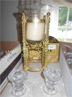 Lot of 3 Candle Holders