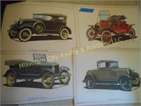 8 Place Mats - Ford Models