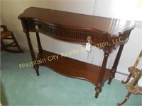 Wells Furniture Company Mahogany Hall Table