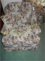 Floral Pattern Occasional Chair